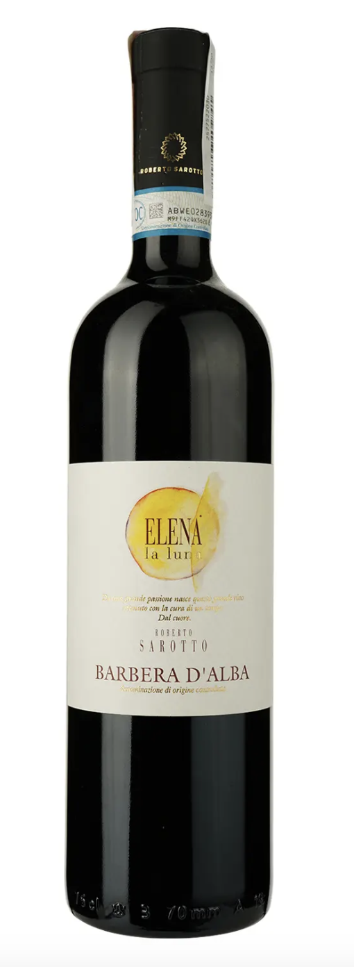 Вино Barbera dAlba Elena la Luna су/чер 0,75л Італ 14%
